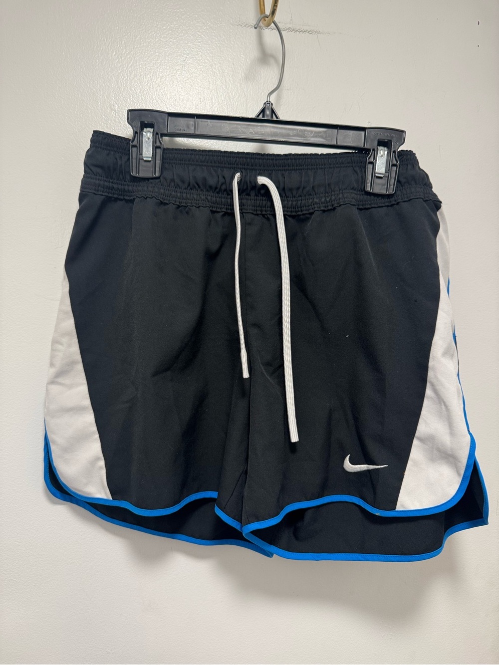 *Nike Women’s Black Running Shorts with Blue Trim